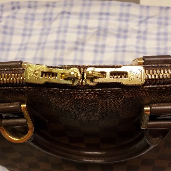 Louis Vuitton Alma PM Handbag Damiere Ebene Brown Canvas Bag N51131 - VGC - Picture 15 of 16